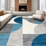 Ultra Soft Area Rug, Non Slip, Stain Resistant, Washable Area Rugs for Living Room, Bedroom, Modern Low Pile Washable Rug for Home Office(Gray)