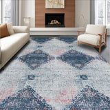 Ultra Soft Area Rug, Non Slip, Stain Resistant, Washable Area Rugs for Living Room, Bedroom, Premium Non-Shedding Eco-Friendly Decor Piece With Stunning Pattern(Gray)