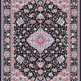 Chic Graphical Hexagonal Motif(Black)