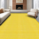 Ultra Soft Area Rug, Non Slip, Stain Resistant, Washable Area Rugs for Living Room, Bedroom, Stylish Textured Sunny Delight(Yellow)