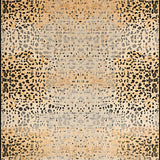 Ultra Soft Area Rug, Non Slip, Stain Resistant, Washable Area Rugs for Living Room, Bedroom, Boho Inspired Animal Print Area Beige Brown Abstract Design(Gray)