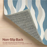 Sophisticated Blue Ripple Design(Blue)