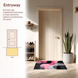 Chic Modern Geometric Wave Design(Black)