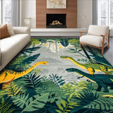 Eclectic Tropical Jurassic Style(Green)