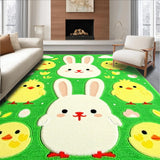 Cheerful Spring Garden Illustration(Green)