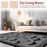 Chic Gothic Inspired Textile(Black)