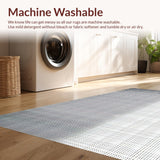 Ultra Soft Area Rug, Non Slip, Stain Resistant, Washable Area Rugs for Living Room, Bedroom, Luxurious Silver-Toned Design Elements(Gray)