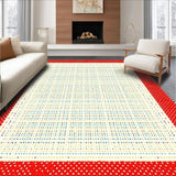 Trendy Abstract Dot Decor Style(Red)
