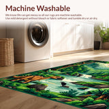 Charming Earthy Toned Safari Scene(Green)