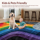 Elegant Linear Rainbow(Red)