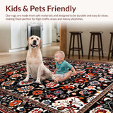 Lively Eclectic Tiled Motif(Black)