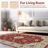 Luxurious Ogee Floral Accents(Red)