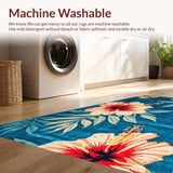 Lively High Low Pile Design(Blue)