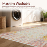 Ultra Soft Area Rug, Non Slip, Stain Resistant, Washable Area Rugs for Living Room, Bedroom, Boho Chic Area Non Slip Indoor Throw(Gray)
