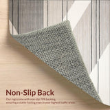 Ultra Soft Area Rug, Non Slip, Stain Resistant, Washable Area Rugs for Living Room, Bedroom, Modern Runner(Gray)