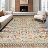 Ultra Soft Area Rug, Non Slip, Stain Resistant, Washable Area Rugs for Living Room, Bedroom, Rustic Earth Toned Animal Pattern(Gray)