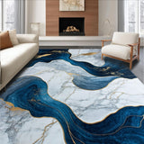 Stylish Fluid Texture Statement(Blue)