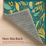 Ultra Soft Area Rug, Non Slip, Stain Resistant, Washable Area Rugs for Living Room, Bedroom, Boho Hallway Non Slip(Blue)