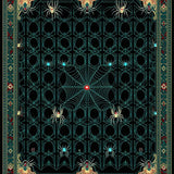 Gothic Whimsical Spider Web Motif(Black)