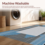 Vibrant Textured Linear Composition(Blue)