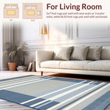Modern Striped Nautical Flair(Blue)