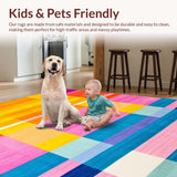 Eclectic Colorful Stripe Motif(Yellow)