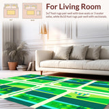 Colorful Interactive City Grid(Green)