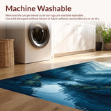 Chic Gray Tiled Motif(Blue)