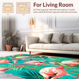 Artful Flamingo and Palm Fusion(Pink)