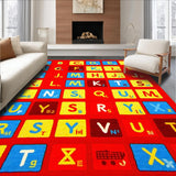 Brightly Colored Seasonal Learning Scene(Red)