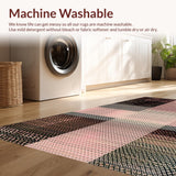 Lively Shaggy Textured Motif(Pink)