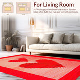 Chic Red Playful Text Design(Red)