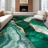 Chic Low Pile Textured Marble Theme(Green)