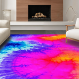 Ultra Soft Area Rug, Non Slip, Stain Resistant, Washable Area Rugs for Living Room, Bedroom, Colorful Fluffy Modern Artistry(Pink)