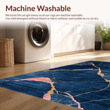 Elegant Textured Geometric Motif(Blue)