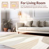 Elegant Creamy Geometric Motif(Beige)