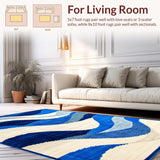 Contemporary Neutral Abstract Aesthetic(Blue)