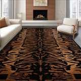 Ultra Soft Area Rug, Non Slip, Stain Resistant, Washable Area Rugs for Living Room, Bedroom, Bold Wildlife Inspired Decor(Brown)