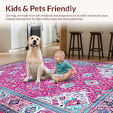 Artistic Colorful Tribal Print Runner(Pink)