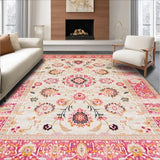 Whimsical Tropical Petal Motif(Pink)