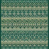 Elegant Floral Watercolor Motif(Green)