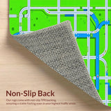 Fun Filled Vibrant Neighborhood Scene(Green)