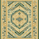 Ultra Soft Area Rug, Non Slip, Stain Resistant, Washable Area Rugs for Living Room, Bedroom, Printed Area Ultra Tribal Design Non Slip(Gold)