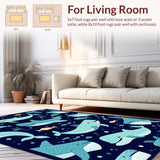 Delightful Oceanic Alphabetic Composition(Blue)