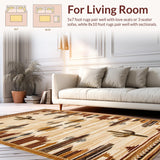 Colorful Southwestern Landscape Print(Beige)