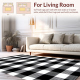 Classic Checkered Rustic Elegance(Black)
