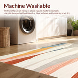 Abstract Topographic Area in Multi Color and Beige(Beige)