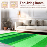 Elegant Tropical Inspired Stripe Motif(Green)