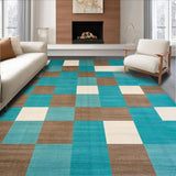 Elegant Earthy Geometric Tones(Blue)
