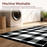 Artful Black and White Checkerboard(Black)